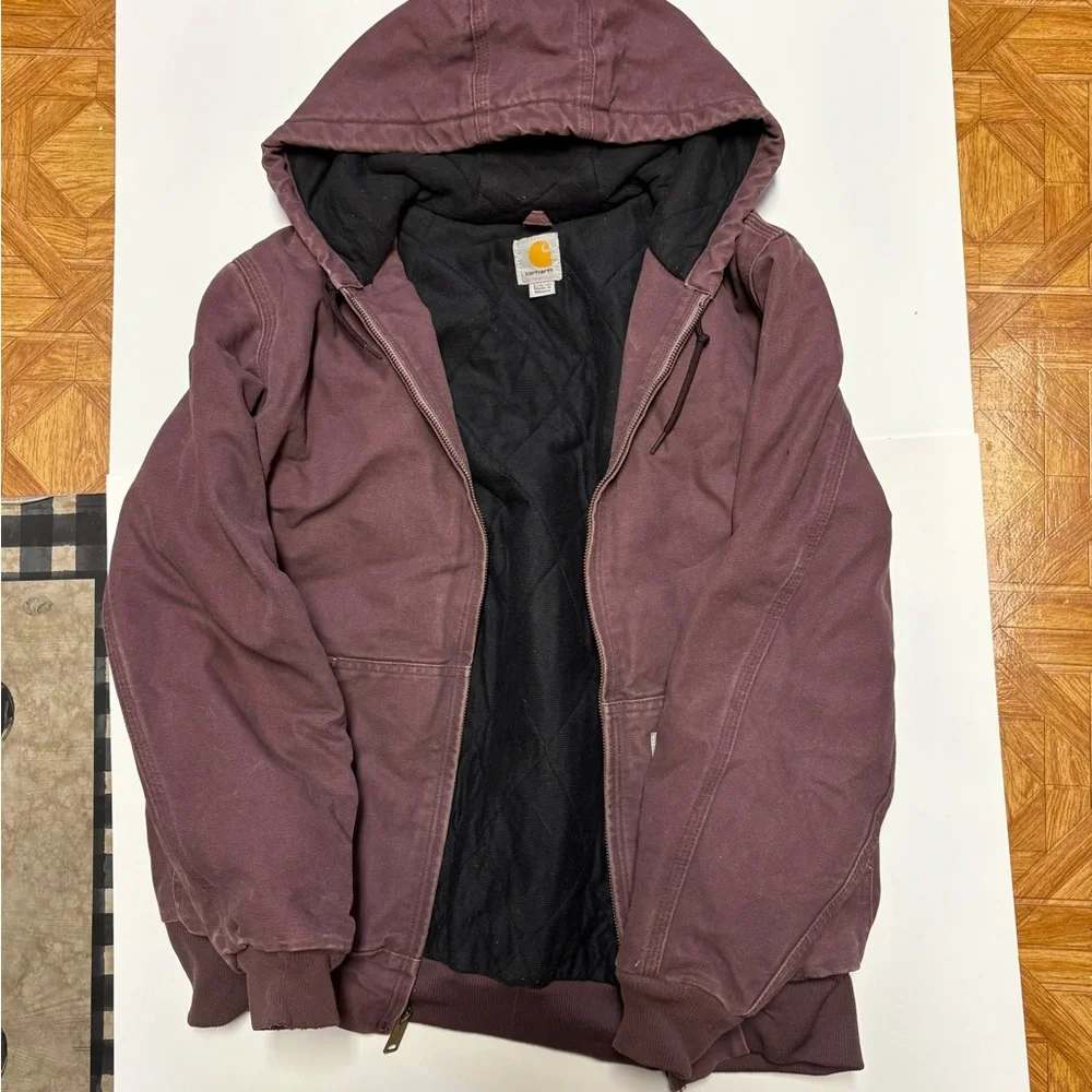 Carhartt Women’s Purple Hooded Coat - Picture 1 of 5